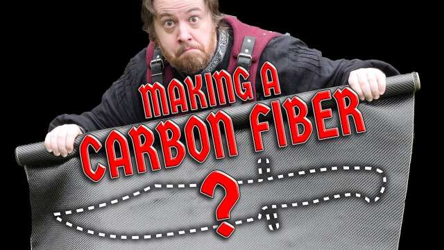 Making a REAL CARBON FIBER BLADE! - FUNCTIONAL GIANT SWORD Part 4