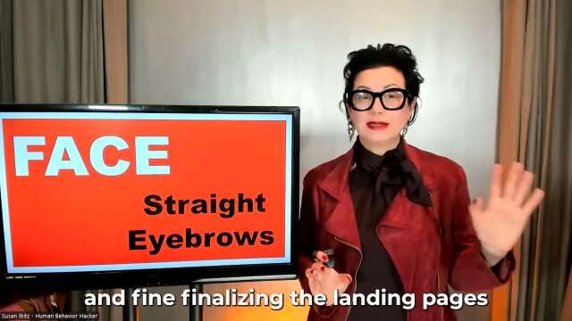 3 points to consider with a person with straight eyebrows