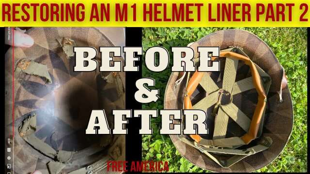 Restoring an M1 Helmet Liner   Part 2