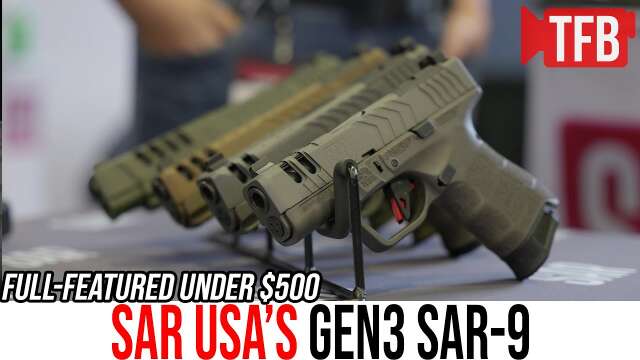 SAR USA's Generation 3 SAR9 Striker Fired Handguns [TriggrCon 2023]