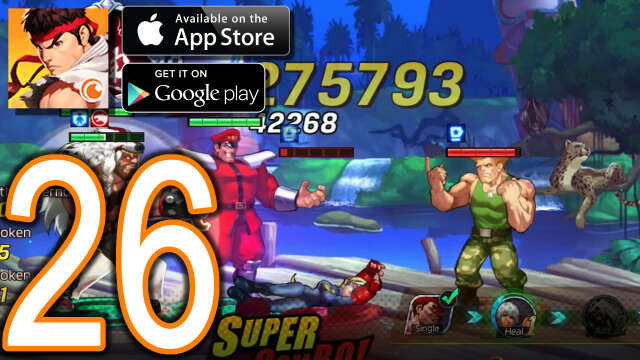 Street Fighter Duel Android iOS Walkthrough - Part 26 - Stage 22 - M.Bison Heel