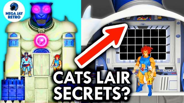 Easter Eggs in Cats Lair! Thundercats Ultimates Cats Lair Super7 - Mega Jay Retro