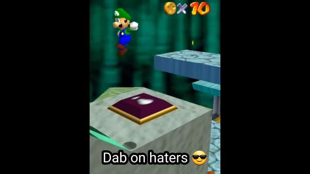 Dabbing on the haters in Mario 64 #shorts