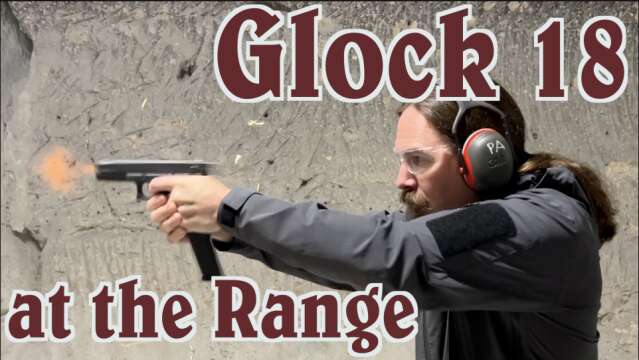 Full Auto Glock 18 at the Range: Can I Hit...Anything?