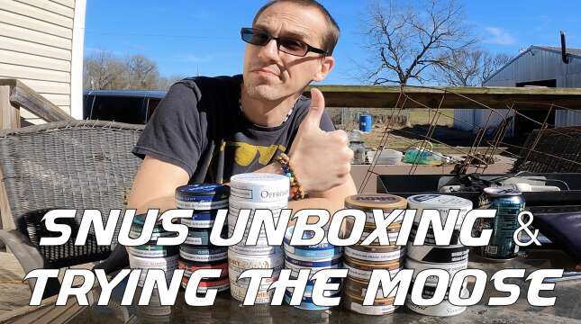 Snus Unboxing & Trying The Moose Snus (February 2024)