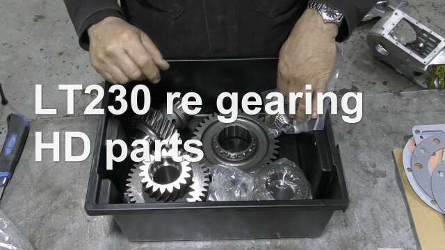 LT230 re gearing HD parts