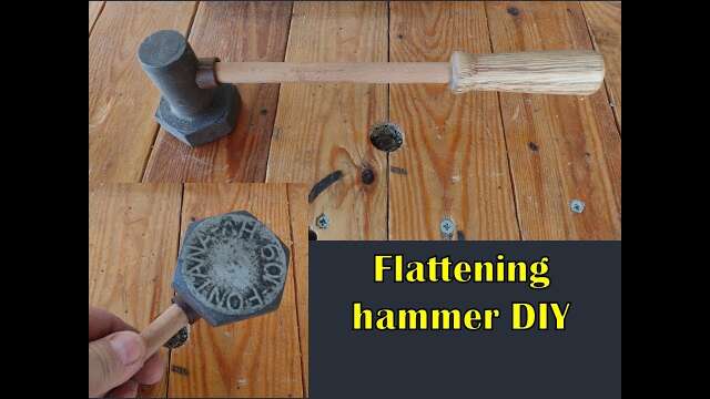 Flattening hammer