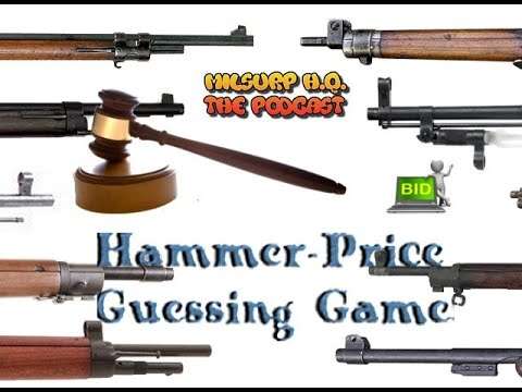 MILSURP Hammer-Price Guessing Game: "Live" Stream of Poulin Auction with our guesses & scores || Pod