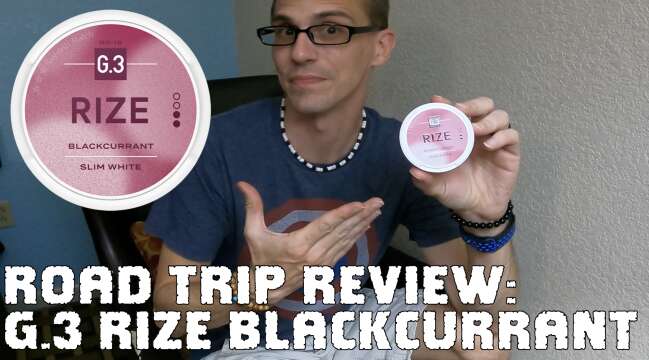 Road Trip Review:  G.3 Rize Blackcurrant