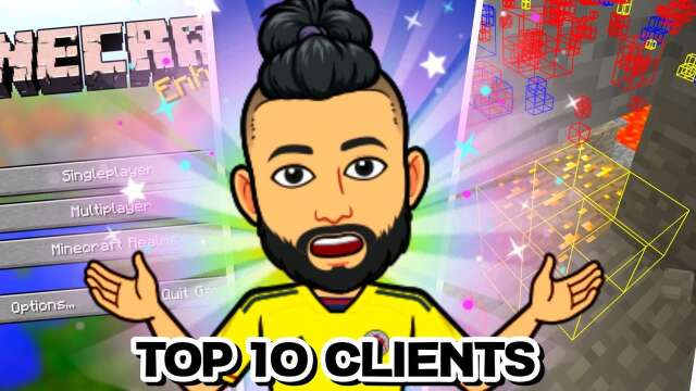 TOP 10 MOST POPULAR MINECRAFT CLIENTS FOR YOU | MCPE TOP 10 CLIENTS