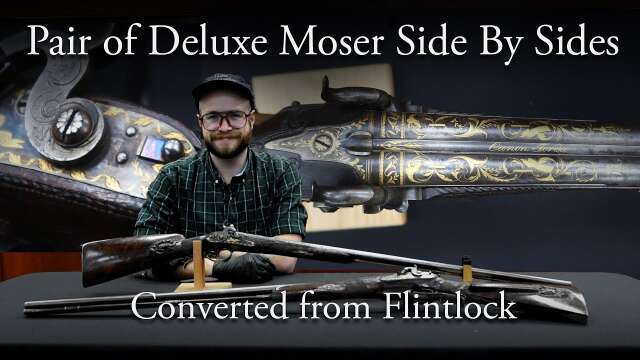 Deluxe Moser Percussion Double Barrel Shotguns | German Muzzleloading Shotgun Detailed Overview