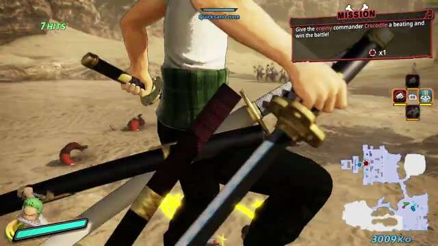 ONE PIECE PIRATE WARRIORS 4 Over the Shoulder Camera Style Gameplay