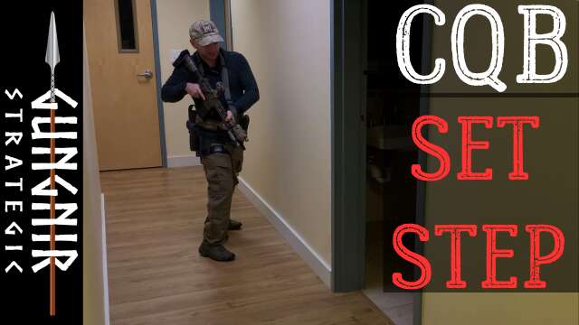 CQB - Footwork: The Set Step.