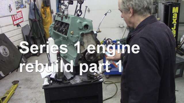 Series 1 engine rebuild part 1