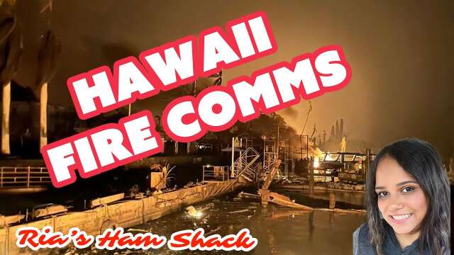 Where's ham radio in the Hawaii wildfires?