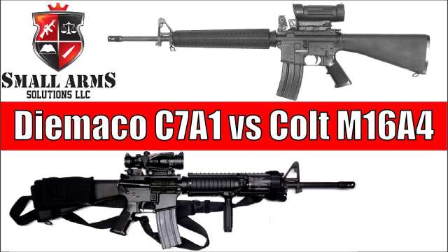 Diemaco C7A1 vs Colt M16A4