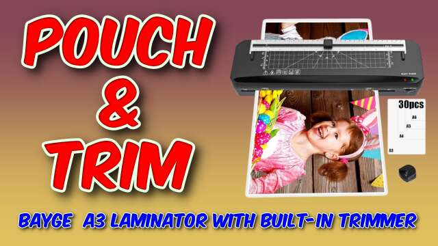 BAYGE A3 Laminator with Built-in Trimmer Review