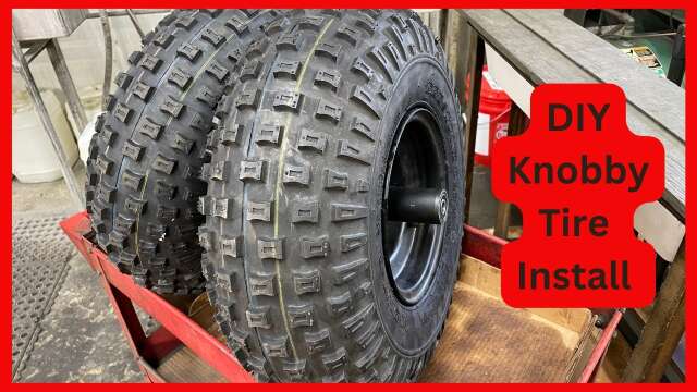DIY Knobby Tire Install #Lookeeheer #mfc #dfr #deestone #diy