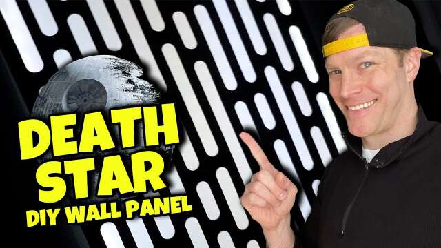 I Made Star Wars Death Star Wall Panels From Amazon Finds!