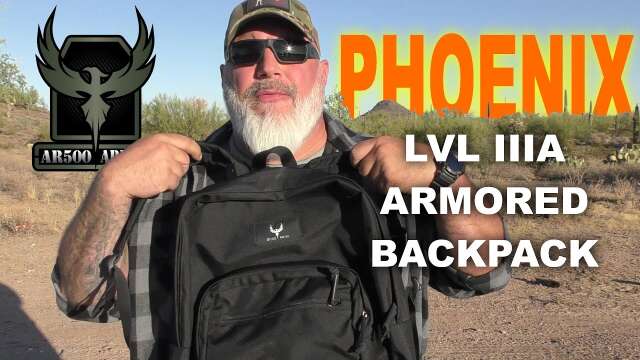 Armored Republic (AR500) "Phoenix" IIIA Armored Backpack