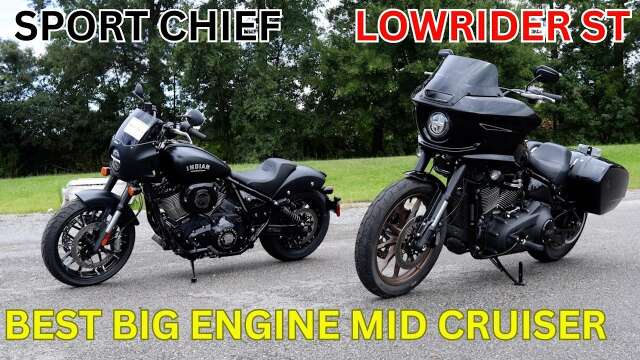 Harley Lowrider ST vs Indian Sport Chief! There's A Clear Winner