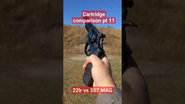 Cartridge comparison pt 11: 22lr vs 357 MAG