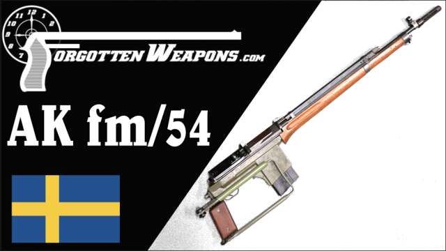 AK fm/54: Prototype Swedish Paratrooper Rifle