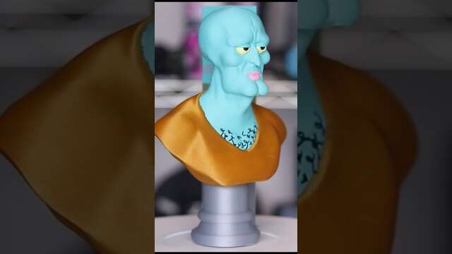 Handsome Squidward #3dprinted #shorts