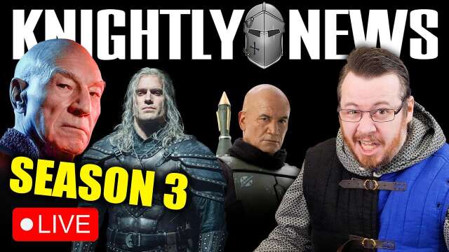 WITCHER SEASON 3 along with Picard, NO RETURN for Boba Fett and John Boyega?  | Knightly News LIVE!