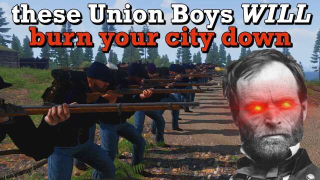 Confederate City? Union Bonfire! | A Fustercluck in ArmA 3 American Civil War