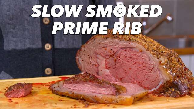 Slow Smoked Prime Rib With Montreal Steak Spice - Glen And Friends Cooking