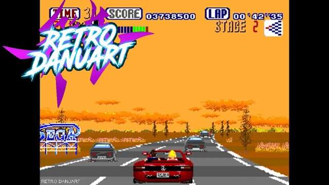 OUT RUN (Sega - Mega Drive - 1991)