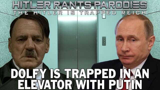 Dolfy is trapped in an elevator with Putin