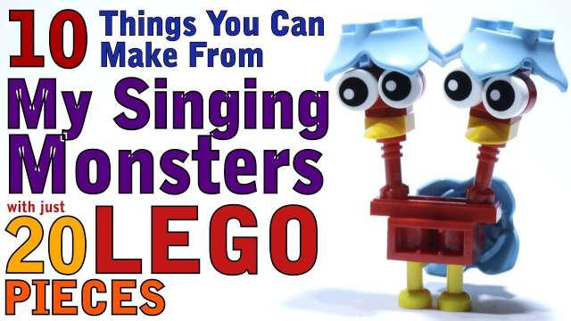 10 My Singing Monsters things you can make with 20 Lego Pieces