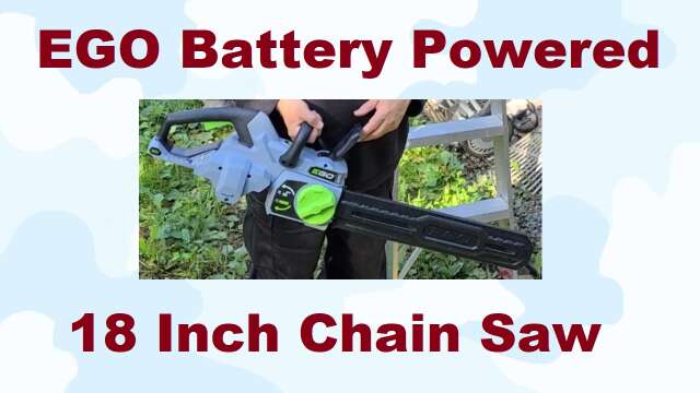 S3E36 EGO Battery Powered 18 Inch Chain Saw