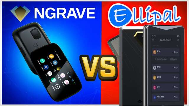 (NEW) NGRAVE Zero vs Ellipal Titan 2 | Crypto Hardware Wallets Compared!