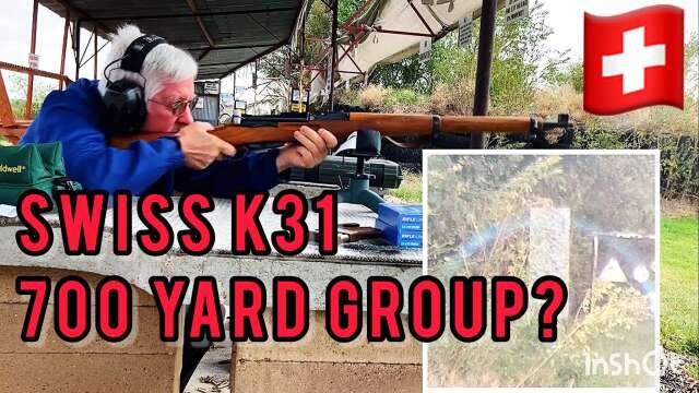 Shooting for Groups at 700 Yards with Swiss K31