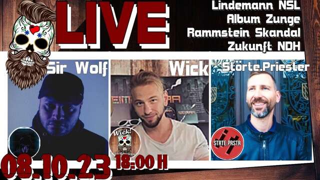 LIVE Themen: Lindemann NSL + Album Zunge + Skandal | NDH am Ende? | @sirwolfreacts @user-mm5jq3tg1w
