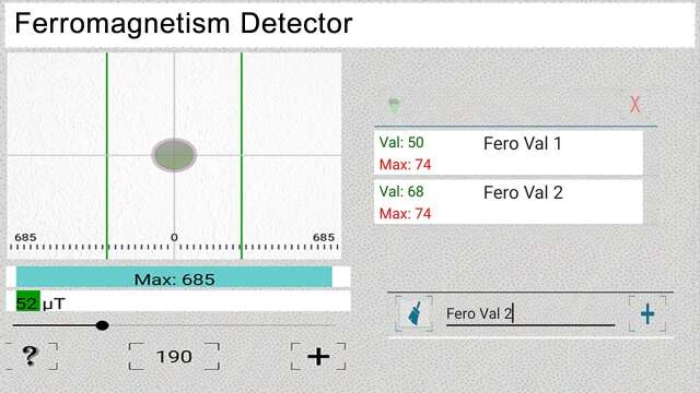 Ferromagnetism Detector