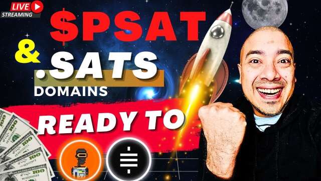 🚨Luminex launchpad $PSAT is the next BRC20 GEM ! & .Sats domains on Unisat marketplace!