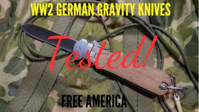 WW2 German Paratrooper Gravity Knife Tested!