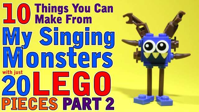 10 My Singing Monsters things you can make with 20 Lego Pieces Part 2