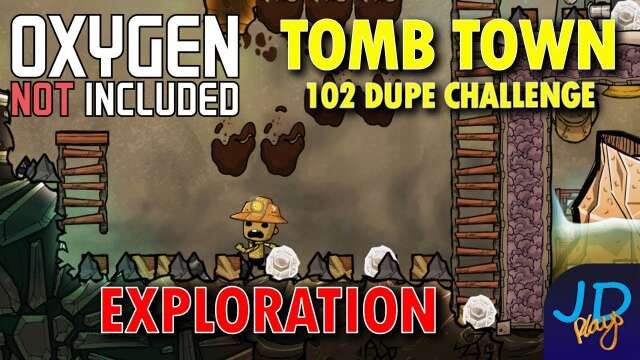Exploration ⚰️ Ep 23 💀 Oxygen Not Included TombTown 🪦 Survival Guide, Challenge