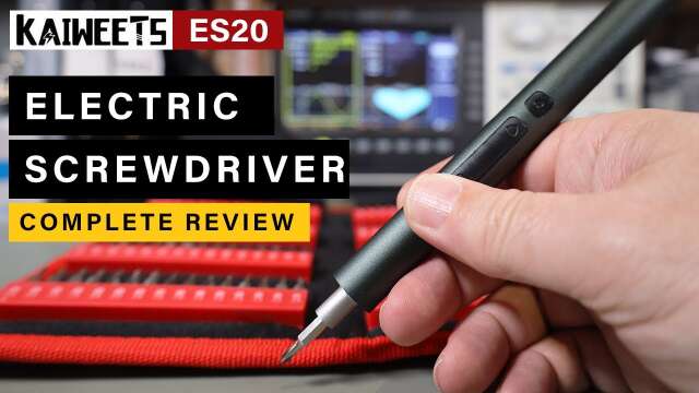 [NEW 2023] KAIWEETS ES20 Electric Screwdriver Kit ⭐ Adjustable Torque ⭐ 120 bits ⭐ Complete Review!
