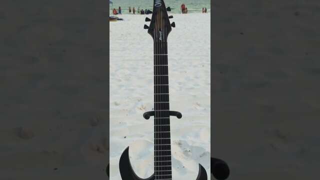 Beach Guitar. #shorts #guitar #mayonesguitars