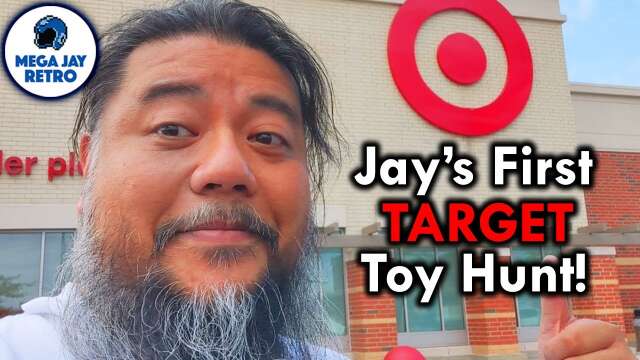 Visiting a Target for the first Time! Mega Jay Retro Toy Hunt - The Road to Power-Con 2023