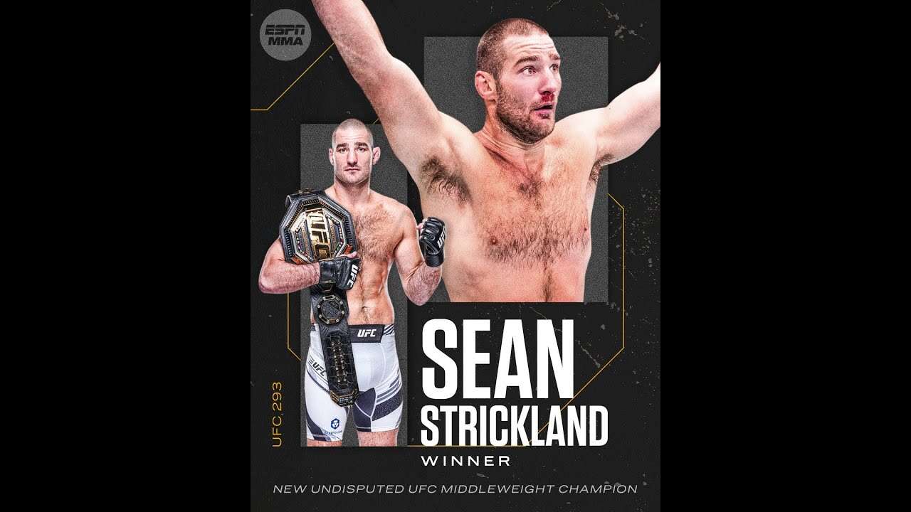 World Champion Sean Strickland who would have thought this would happen?? #shorts
