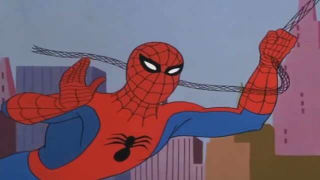 The 1967 Spiderman Opening, Sound-Synched To Autism Standards