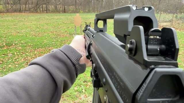 Beretta AR70/90 (semi-auto) POV firing