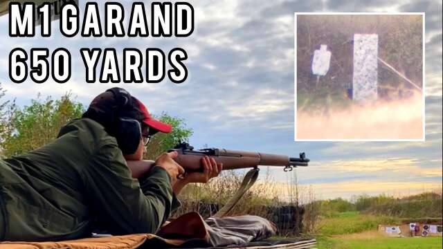 M1 Garand 650 Yards/600 Meters Prone Unsupported
